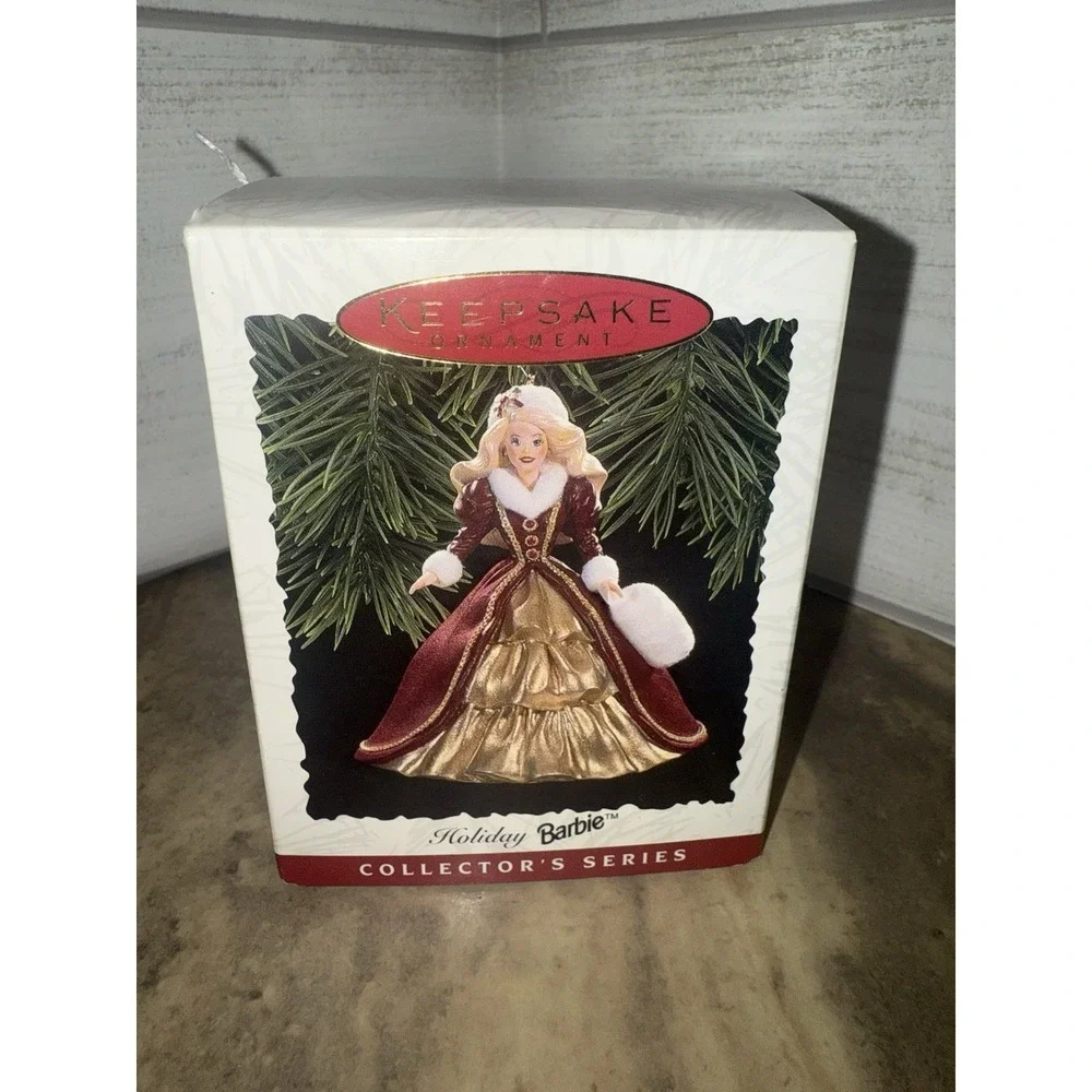 Hallmark 1996 Ornament - Holiday Barbie - 4th In Series - Pre-Owned